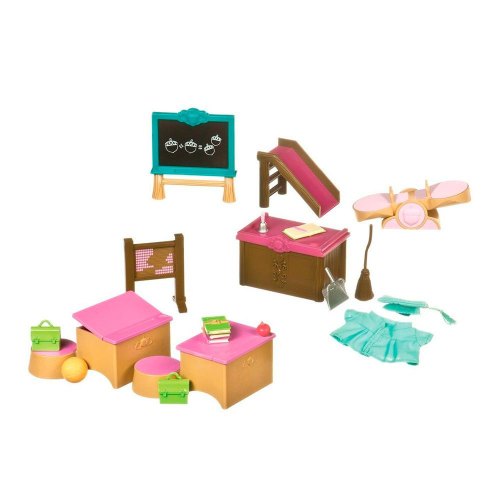 Li`l Woodzeez Ігровий набір - Клас та ігровий майданчик