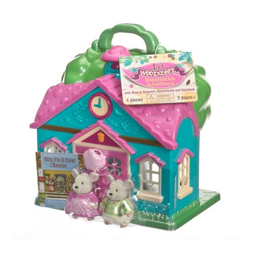 Li`l Woodzeez Ігровий набір - Школа і Сім'я Мишей
