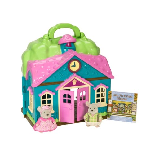 Li`l Woodzeez Ігровий набір - Школа і Сім'я Мишей