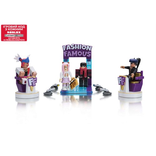 Roblox Ігрова колекційна фігурка Environmental Set Fashion Famous W1.5, набір 4 шт.