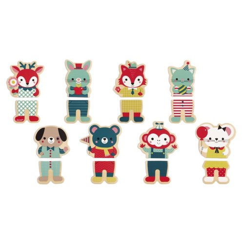 Janod Ігрові магнітні фігурки - Тварини (16 ел.)