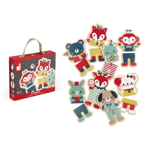 Janod Ігрові магнітні фігурки - Тварини (16 ел.)