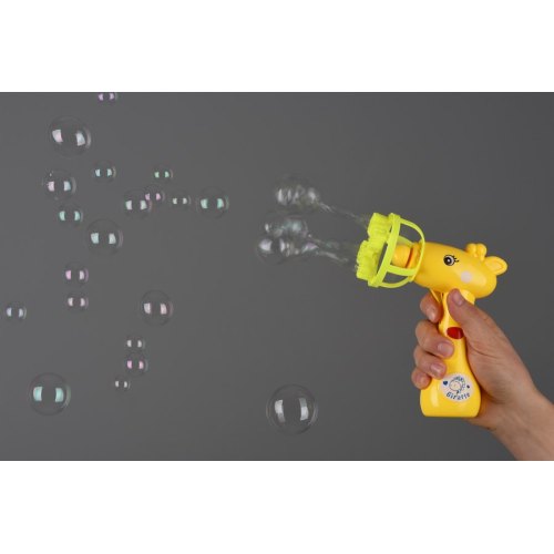 Same Toy Мильні бульбашки Bubble Gun Жираф (жовтий)