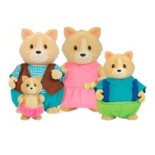 Li`l Woodzeez Набір фігурок - Сім'я Котиків