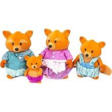 Li`l Woodzeez Набір фігурок - Сім'я Лисичок