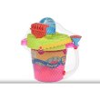 Same Toy Набір для гри з піском - Відерце рожеве (8 од.)