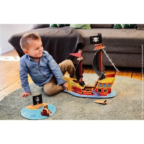 Janod Ігровий набір - Корабель піратів 3D