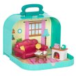 Li`l Woodzeez Кейс блакитний (Вітальня) з аксесуарами