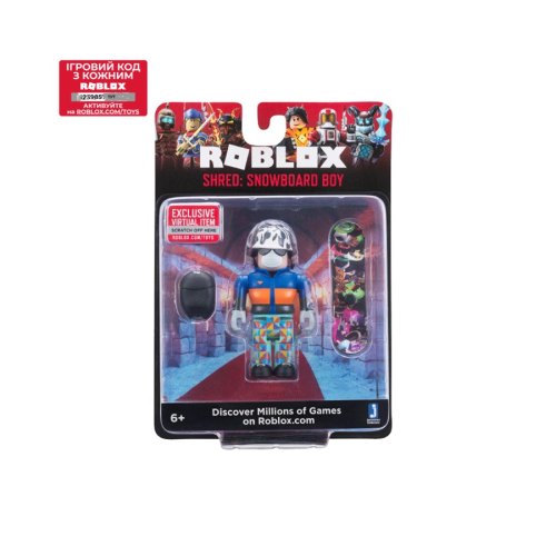 Roblox Ігрова колекційна фігурка Core Figures Shred: Snowboard Boy W6