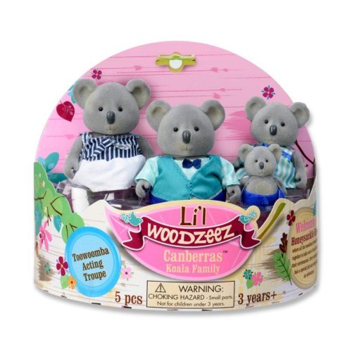 Li`l Woodzeez Набір фігурок - Сім'я Коал