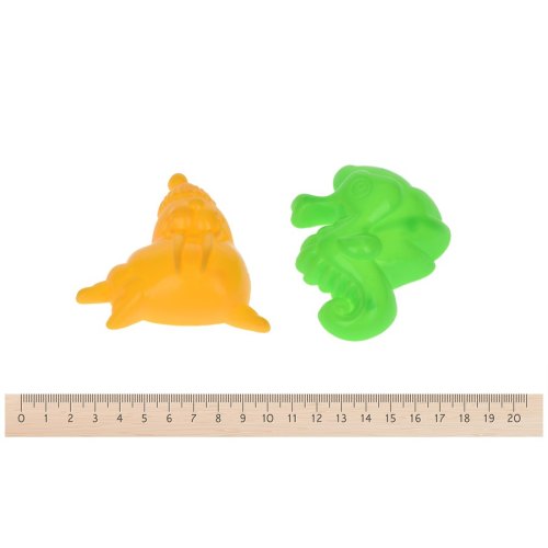 Same Toy Набір для гри з піском Зелений кузов (6 од.)