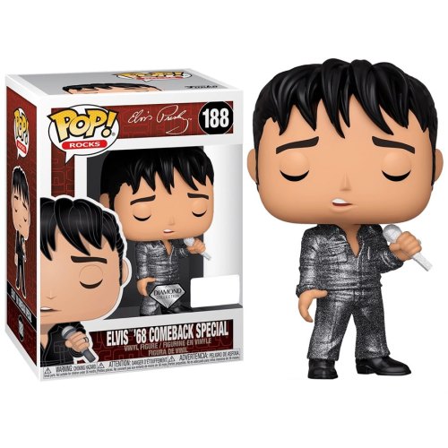 Funko Колекційна фігурка Funko POP! Rocks Elvis Presley Elvis '68 Comeback Special (DGLT) 36650