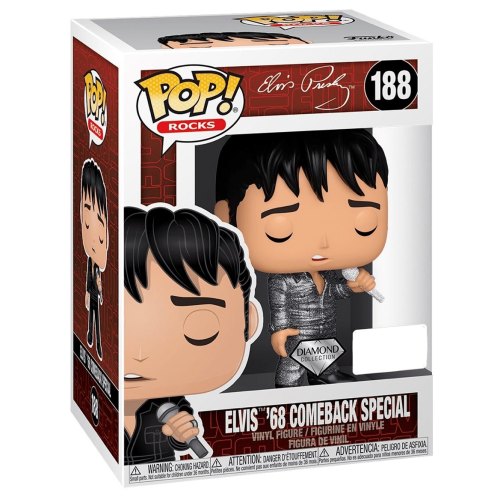 Funko Колекційна фігурка Funko POP! Rocks Elvis Presley Elvis '68 Comeback Special (DGLT) 36650
