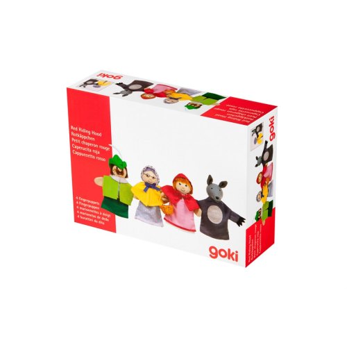 goki Набір ляльок для пальчикового театру - Червона Шапочка