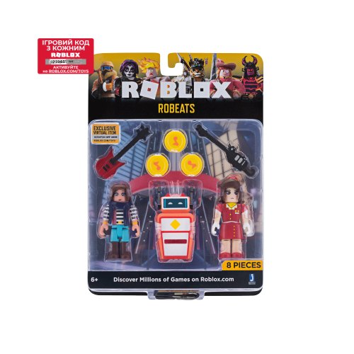 Roblox Ігрова колекційна фігурка Game Pack RoBeats W4, набір 2 шт.