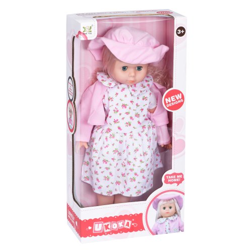 Same Toy Лялька в рожевому капелюшку (45 см)