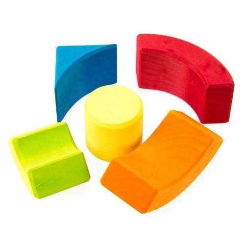 nic Конструктор дерев'яний Різнокольорове коло