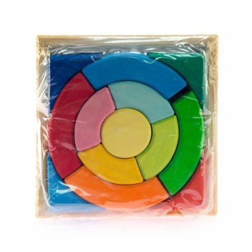 nic Конструктор дерев'яний Різнокольорове коло