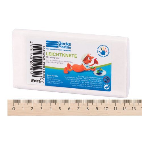Becks Plastilin Пластилін плаваючий 65г. Білий