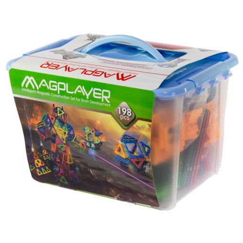 MagPlayer Конструктор магнітний 198 од. (MPT-198)