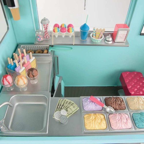 Our Generation Транспорт для ляльок - Фургон із морозивом і аксесуарами