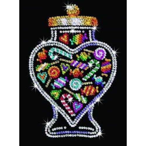 Sequin Art Набір для творчості ORANGE Candy Jar