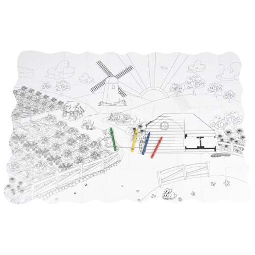 Same Toy Пазл-розмальовка Ферма