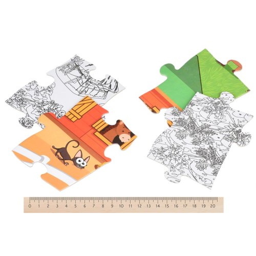 Same Toy Пазл-розмальовка Ферма