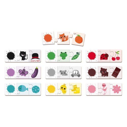 Janod Пазл Вивчаємо кольори