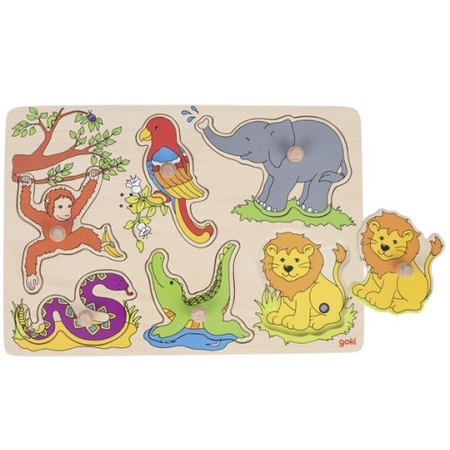 goki Пазл звуковий Зоопарк