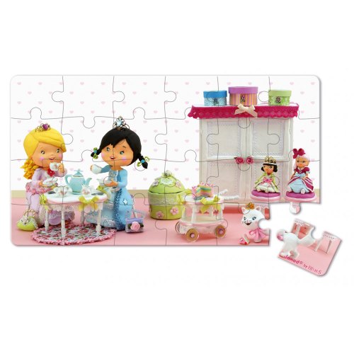 Janod Набір з 2 пазлів Роза грає в принцесу