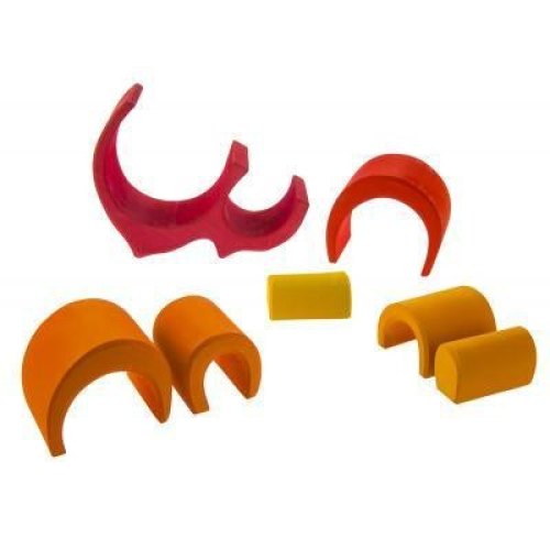 nic Конструктор дерев'яний - Будинок Габлі (червоний)