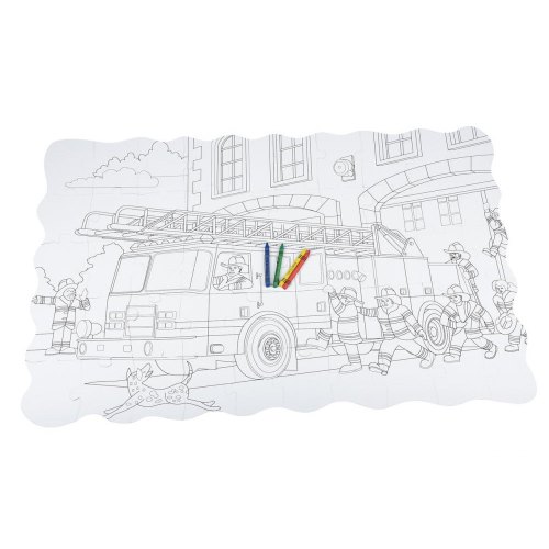 Same Toy Пазл-розмальовка Пожежна машина