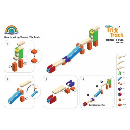Wonderworld Конструктор Trix Track  Котись і падай