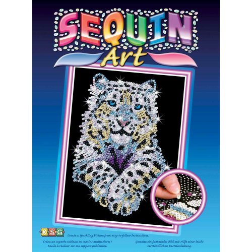 Sequin Art Набір для творчості BLUE Snow Leopard