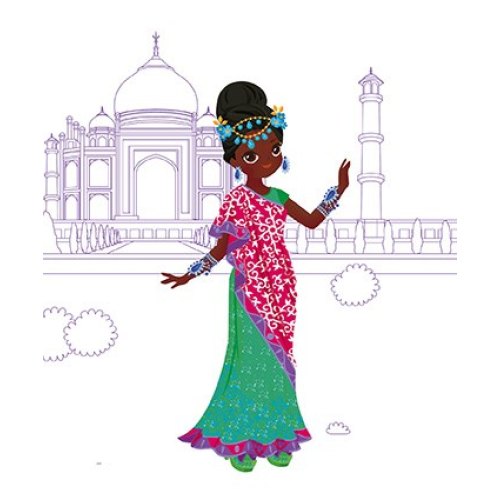 Janod Блокнот модні наряди - Шахерезада