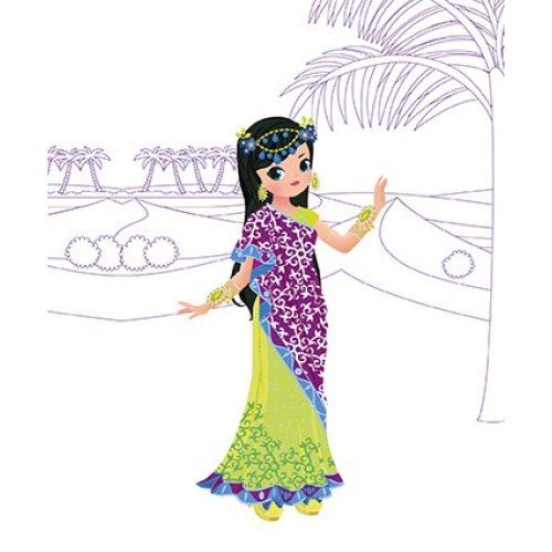 Janod Блокнот модні наряди - Шахерезада