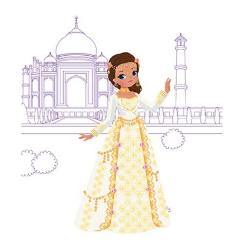 Janod Блокнот модні наряди - Шахерезада