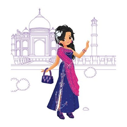 Janod Блокнот модні наряди - Шахерезада