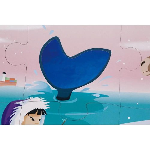 Janod Пазл тактильний Життя на льоду (20 ел.)