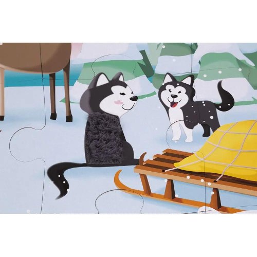 Janod Пазл тактильний Життя на льоду (20 ел.)