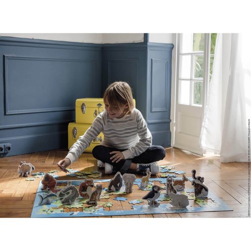 Janod Пазл навчальний - Зникаючі види тварин