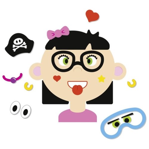 goki Забавні гримаси дівчинка