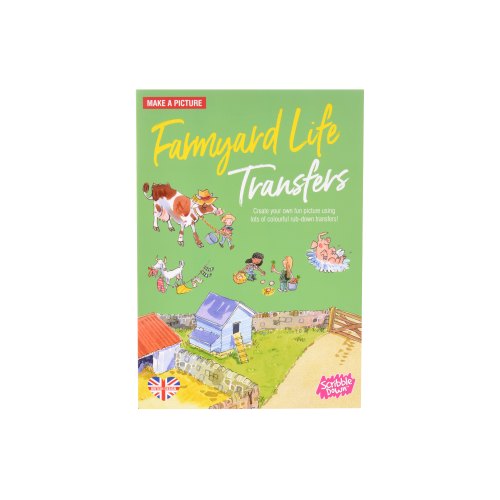 Scribble Down Перевідні наклейки - Ферма