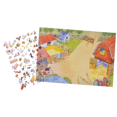 Scribble Down Перевідні наклейки - Ферма