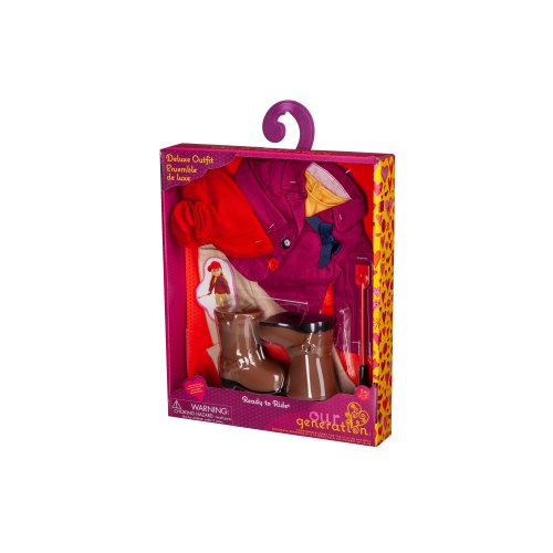 Our Generation Набір одягу для ляльок Deluxe для верхової їзди