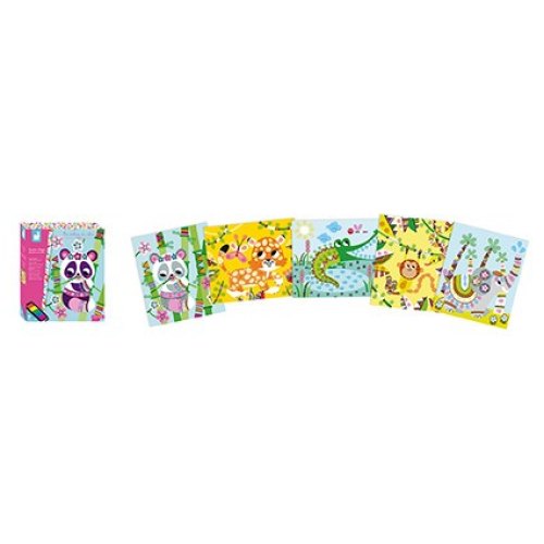 Janod Пальчикові фарби - Панда і її друзі