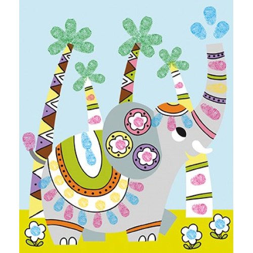 Janod Пальчикові фарби - Панда і її друзі