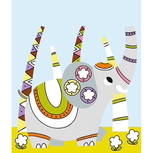 Janod Пальчикові фарби - Панда і її друзі