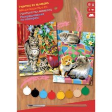 Sequin Art Набір для творчості PAINTING BY NUMBERS JUNIOR-PAIRS Cats